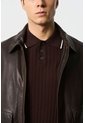 Chaqueta Aviador De Cuero Para Hombre Nila Chaqueta Aviador De Cuero Para Hombre Nila Cafe XL VÉLEZ de Vélez