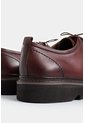 Zapato De Cordón Ambar De Cuero Para Hombre Detalle Costura Contraste Zapato De Cordón Ambar De Cuero Para Hombre Detalle Costura Contraste Vinotinto 38 VÉLEZ de Vélez