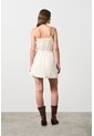 Vestido Corto De Lino Para Mujer Atacama Vestido Corto De Lino Para Mujer Atacama Crema 10 VÉLEZ de Vélez