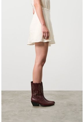 Vestido Corto De Lino Para Mujer Atacama Vestido Corto De Lino Para Mujer Atacama Crema 10 VÉLEZ