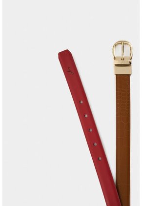 Cinturón Doble Faz De Cuero Para Mujer Abombado Cinturón Doble Faz De Cuero Para Mujer Abombado Miel M VÉLEZ