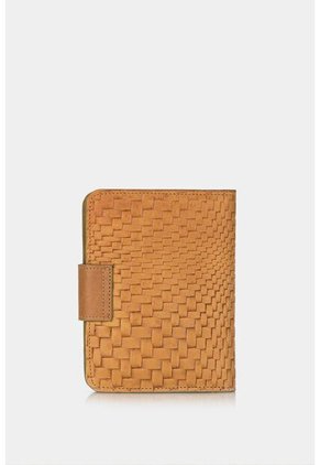 Porta Pasaporte De Cuero Para Mujer Barhi Miel Porta Pasaporte De Cuero Para Mujer Barhi Miel VÉLEZ