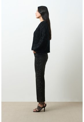 Cardigan Tejido Para Mujer Luzia Cardigan Tejido Para Mujer Luzia Negro M VÉLEZ
