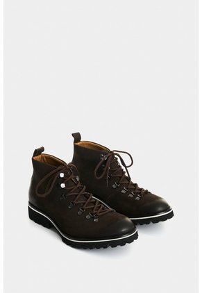 Botas De Cuero Gamuzado Para Hombre Diver Botas De Cuero Gamuzado Para Hombre Diver Cafe 41 VÉLEZ