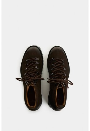 Botas De Cuero Gamuzado Para Hombre Diver Botas De Cuero Gamuzado Para Hombre Diver Cafe 41 VÉLEZ