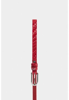 Cinturón Unifaz Mora De Cuero Para Mujer Placa Trenza Cinturón Unifaz Mora De Cuero Para Mujer Placa Trenza Rojo S VÉLEZ