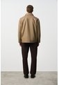 Chaqueta De Tela Y Cuero Para Hombre Oroa Chaqueta De Tela Y Cuero Para Hombre Oroa Tabaco XS VÉLEZ de Vélez