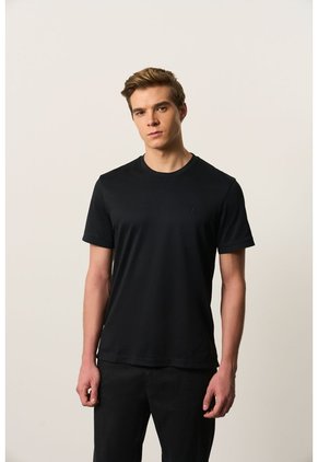 Camiseta Pacífico Manga Corta Para Hombre Semi-fitted Camiseta Pacífico Manga Corta Para Hombre Semi-fitted Negro M VÉLEZ