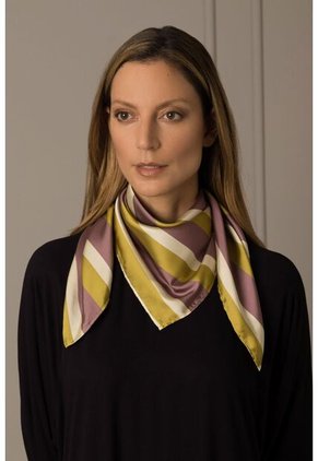 Pañuelo Para Mujer Estampado Rayas