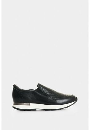Mocasines De Cuero Grabado Para Mujer Zippa 2 Mocasines De Cuero Grabado Para Mujer Zippa 2 Negro 34 VÉLEZ
