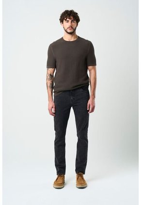 Jean Confort Semi Fitted Para Hombre Ciro Jean Confort Semi Fitted Para Hombre Ciro Negro 36 VÉLEZ