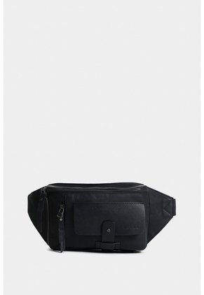 Riñonera Casual Tacubade Cuero Vintage Negro Riñonera Casual Tacubade Cuero Vintage Negro VÉLEZ