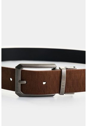 Cinturón Doble Faz De Cuero Para Hombre Lucian Cinturón Doble Faz De Cuero Para Hombre Lucian Miel 38 VÉLEZ