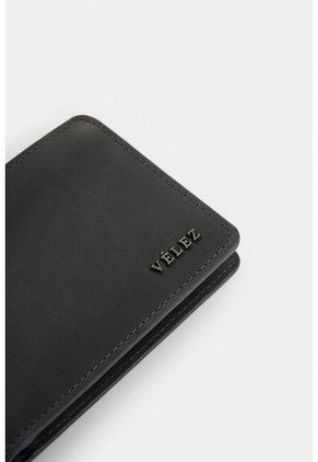 Billetera De Cuero Para Hombre Diver Billetera De Cuero Para Hombre Diver Gris VÉLEZ