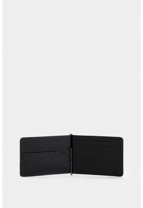 Porta Billetes Spello De Cuero Para Hombre Gancho Metálico Porta Billetes Spello De Cuero Para Hombre Gancho Metálico Negro VÉLEZ
