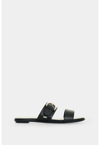 Sandalia Plana Para Mujer Ikal Sandalia Plana Para Mujer Ikal Negro 35 VÉLEZ