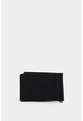 Porta Billetes Spello De Cuero Para Hombre Gancho Metálico Porta Billetes Spello De Cuero Para Hombre Gancho Metálico Negro VÉLEZ