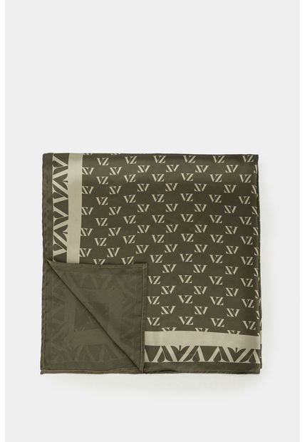 Pañuelo En Tela Sostenible Para Mujer Cenefa VZ Verde Pañuelo En Tela Sostenible Para Mujer Cenefa VZ Verde XS Vélez