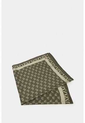 Pañuelo En Tela Sostenible Para Mujer Cenefa VZ Verde Pañuelo En Tela Sostenible Para Mujer Cenefa VZ Verde XS Vélez