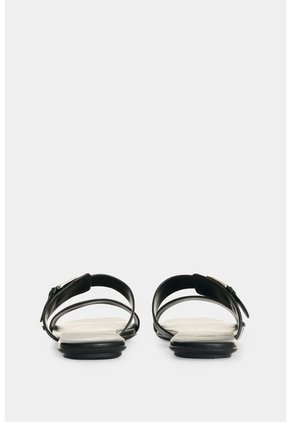 Sandalia Plana Para Mujer Ikal Sandalia Plana Para Mujer Ikal Negro 35 VÉLEZ
