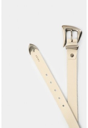 Cinturón Unifaz De Cuero Para Mujer Gael Cinturón Unifaz De Cuero Para Mujer Gael Blanco S VÉLEZ