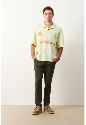 Polo Cropped En Algodón Para Hombre Primavera Polo Cropped En Algodón Para Hombre Primavera Amarillo Limon XXL VÉLEZ Vélez