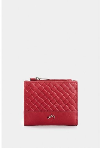 Billetera De Cuero Grabado Para Mujer Hazen Billetera De Cuero Grabado Para Mujer Hazen Rojo VÉLEZ Vélez