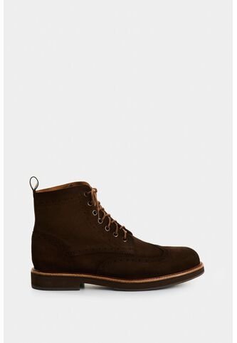 Botas Silene De Cuero Gamuzado Para Hombre Silueta Formal Botas Silene De Cuero Gamuzado Para Hombre Silueta Formal Cafe 43 VÉLEZ Vélez
