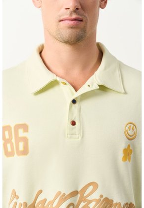 Polo Cropped En Algodón Para Hombre Primavera Polo Cropped En Algodón Para Hombre Primavera Amarillo Limon XXL VÉLEZ