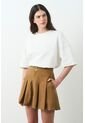 Camiseta Manga Corta Oversized Para Mujer Bruma Camiseta Manga Corta Oversized Para Mujer Bruma Crema S VÉLEZ de Vélez
