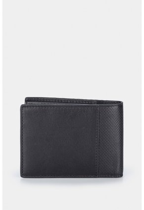 Billetera Draco De Cuero Para Hombre Mezcla De Texturas Billetera Draco De Cuero Para Hombre Mezcla De Texturas Negro VÉLEZ