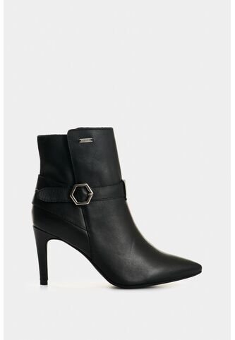 Botines Calix De Cuero Para Mujer Silueta Office Botines Calix De Cuero Para Mujer Silueta Office Negro 41 VÉLEZ Vélez