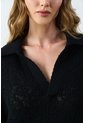 Polo Tejida Manga Larga Para Mujer Hazel Polo Tejida Manga Larga Para Mujer Hazel Negro XS VÉLEZ de Vélez