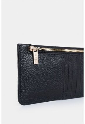 Porta Tarjetas Ava De Cuero Para Mujer Detalle Jacquard Porta Tarjetas Ava De Cuero Para Mujer Detalle Jacquard Negro VÉLEZ