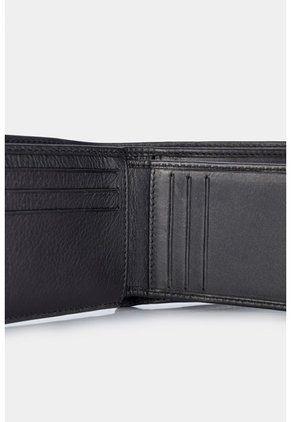 Billetera Draco De Cuero Para Hombre Mezcla De Texturas Billetera Draco De Cuero Para Hombre Mezcla De Texturas Negro VÉLEZ