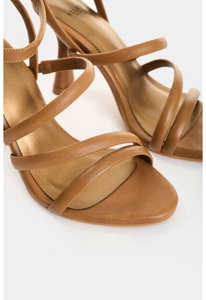 Sandalia Tacón Thaila De Cuero Para Mujer Dima Ovalada Sandalia Tacón Thaila De Cuero Para Mujer Dima Ovalada Miel 36 VÉLEZ