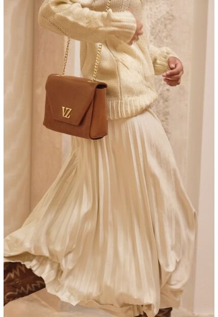 Bowling Lili 2.0 De Cuero Para Mujer Cadena Metálica Bowling Lili 2.0 De Cuero Para Mujer Cadena Metálica Miel VÉLEZ