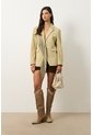Blazer En Gamuza Para Mujer Lyra Blazer En Gamuza Para Mujer Lyra Arena L VÉLEZ de Vélez