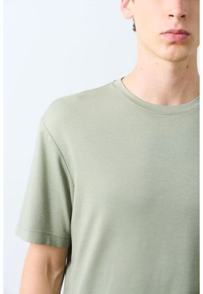 Camiseta Manga Corta Lerici Para Hombre Semi Fitted Camiseta Manga Corta Lerici Para Hombre Semi Fitted Verde S VÉLEZ
