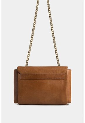 Bowling Lili 2.0 De Cuero Para Mujer Cadena Metálica Bowling Lili 2.0 De Cuero Para Mujer Cadena Metálica Miel VÉLEZ