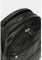 Morral Water Resistant De Cuero Liso Para Hombre Multifuncional Negro de Vélez