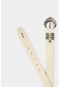 Cinturón Unifaz De Cuero Para Mujer Tika Cinturón Unifaz De Cuero Para Mujer Tika Blanco L VÉLEZ de Vélez