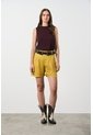 Short En Lino Mira Para Mujer Short En Lino Mira Para Mujer Amarillo Limon 12 VÉLEZ de Vélez