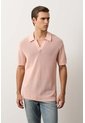Polo Manga Corta Tejida Para Hombre Dunas Polo Manga Corta Tejida Para Hombre Dunas Rosado XL VÉLEZ de Vélez