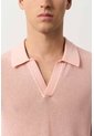 Polo Manga Corta Tejida Para Hombre Dunas Polo Manga Corta Tejida Para Hombre Dunas Rosado XL VÉLEZ de Vélez