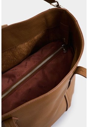 Shopping Orión De Cuero Para Mujer Detalle Trenzado Shopping Orión De Cuero Para Mujer Detalle Trenzado Miel VÉLEZ