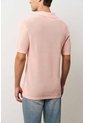 Polo Manga Corta Tejida Para Hombre Dunas Polo Manga Corta Tejida Para Hombre Dunas Rosado XL VÉLEZ de Vélez