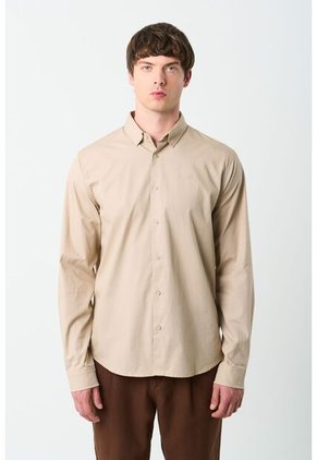 Camisa En Popelina Para Hombre Semifitted Camisa En Popelina Para Hombre Semifitted Kaky XL VÉLEZ