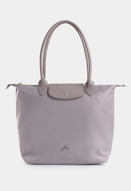 Shopping Ámbar En Lona Para Mujer Detalle Cuero Shopping Ámbar En Lona Para Mujer Detalle Cuero Gris Vélez