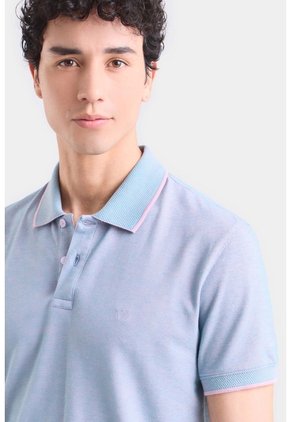 Polo Rhin De Algodón Para Hombre Base Texturizada Polo Rhin De Algodón Para Hombre Base Texturizada Lila M VÉLEZ